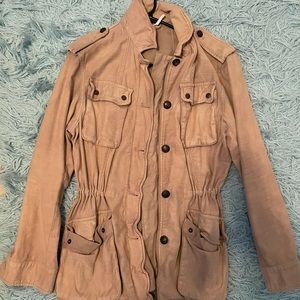 Free People button up fall jacket